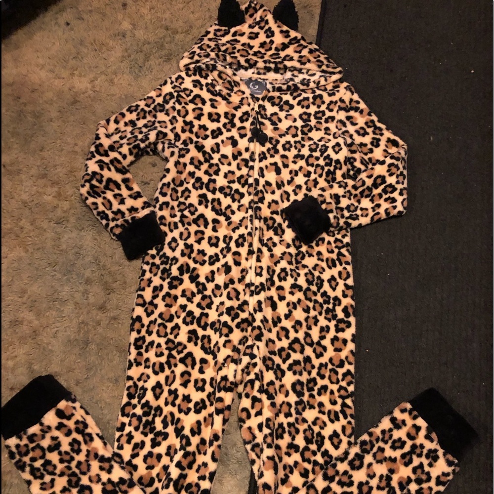 Cheetah print onesie